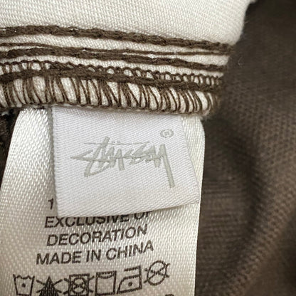 【中古品】【メンズ】 STUSSY ステューシー CARPENTER PANT CANVAS 116722 カーペンター パンツ キャンパス ボトムス 153-260803-sa-22-tei サイズ：28 カラー：ブラウン 万代Net店