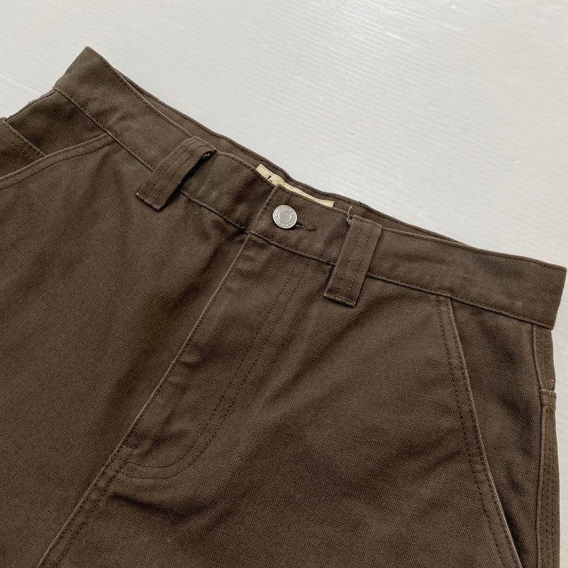 【中古品】【メンズ】 STUSSY ステューシー CARPENTER PANT CANVAS 116722 カーペンター パンツ キャンパス ボトムス 153-260803-sa-22-tei サイズ：28 カラー：ブラウン 万代Net店