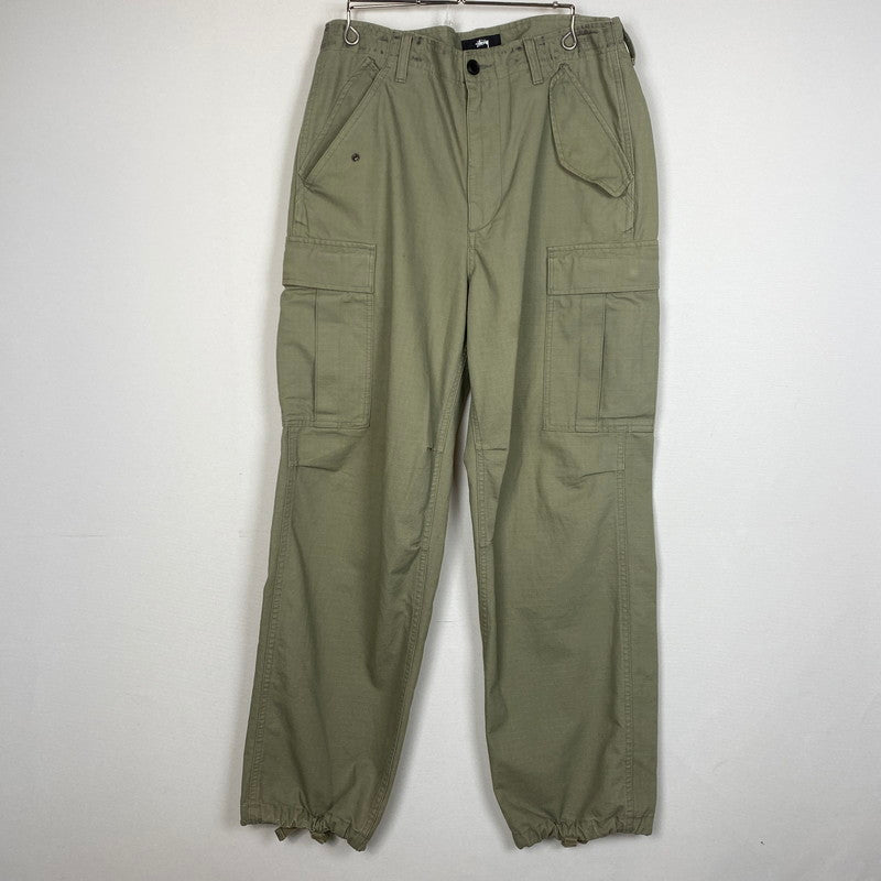 【現状渡し品】【メンズ】 STUSSY ステューシー RIPSTOP MILITARY CARGO 116668 リップストップ ミリタリー カーゴ ボトムス 153-260803-sa-23-tei サイズ：32 カラー：カーキ 万代Net店