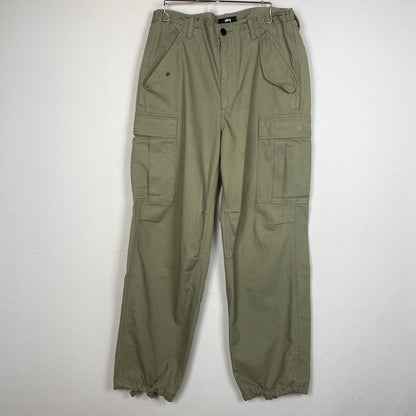 【現状渡し品】【メンズ】 STUSSY ステューシー RIPSTOP MILITARY CARGO 116668 リップストップ ミリタリー カーゴ ボトムス 153-260803-sa-23-tei サイズ：32 カラー：カーキ 万代Net店