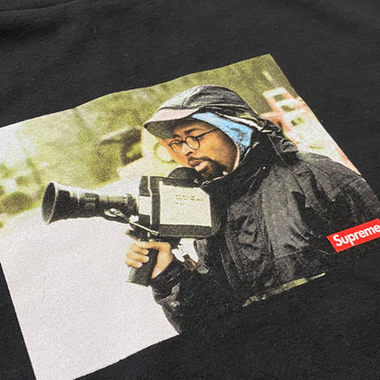 【中古品】【メンズ】 SUPREME シュプリーム × 40 ACRES フォーティー エイカーズ 別注コラボ 25SS 40 ACRES SPIKE TEE 2025年春夏 フォーティー エイカーズ スパイク Tシャツ 半袖 トップス 149-260803-sa-17-tei サイズ：L カラー：ブラック 万代Net店