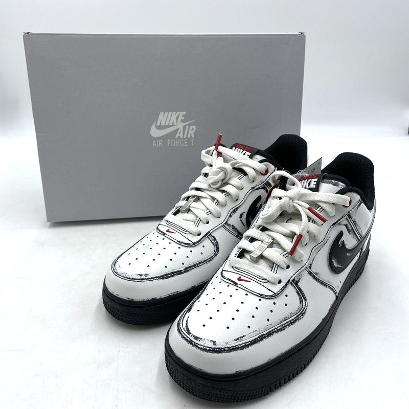 【中古美品】【メンズ】 NIKE ナイキ AIR FORCE 1 "HALLOWEEN SCREAM" IV6350-121 エアフォース1 ハロウィン スクリーム スニーカー 靴 シューズ 160-260804-yo-09-tei サイズ：28cm カラー：ホワイト 万代Net店