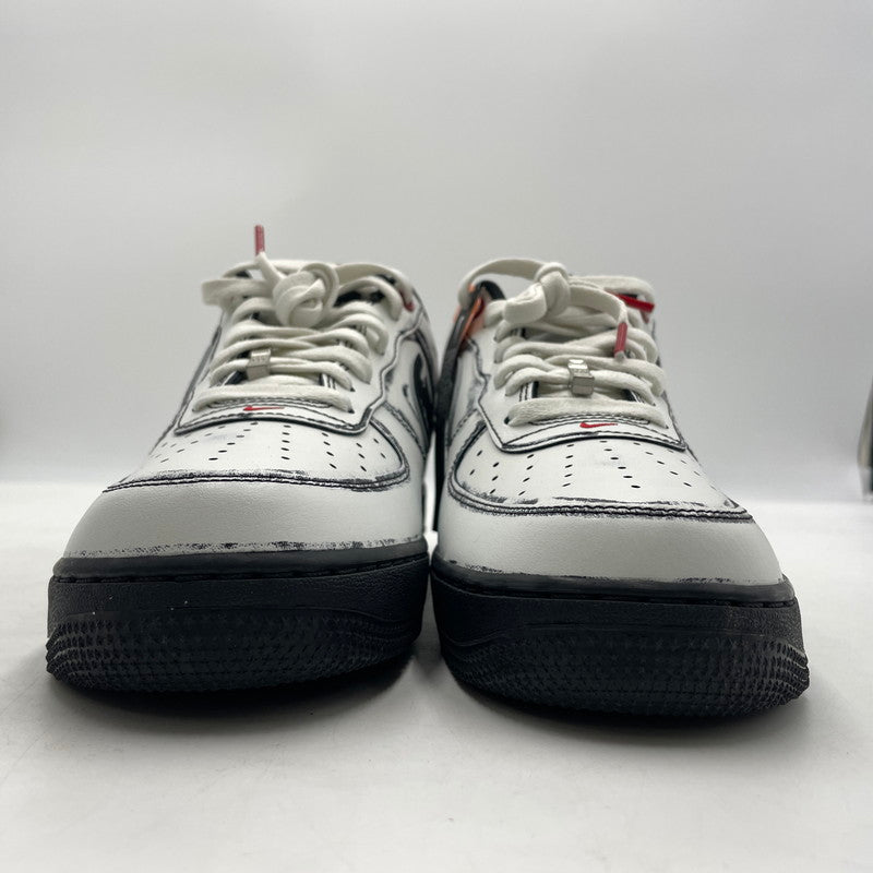 【中古美品】【メンズ】 NIKE ナイキ AIR FORCE 1 "HALLOWEEN SCREAM" IV6350-121 エアフォース1 ハロウィン スクリーム スニーカー 靴 シューズ 160-260804-yo-09-tei サイズ：28cm カラー：ホワイト 万代Net店