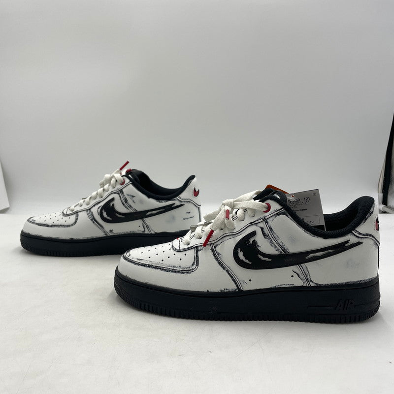 【中古美品】【メンズ】 NIKE ナイキ AIR FORCE 1 "HALLOWEEN SCREAM" IV6350-121 エアフォース1 ハロウィン スクリーム スニーカー 靴 シューズ 160-260804-yo-09-tei サイズ：28cm カラー：ホワイト 万代Net店