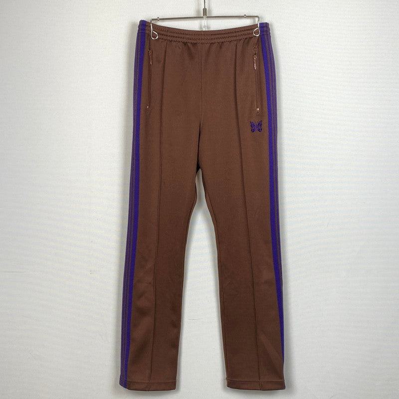 【中古品】【メンズ】 NEEDLES ニードルス 19AW NARROW TRACK PANT-POLY SMOOTH FK194 2019年秋冬 ナロー トラック パンツ ポリスムース ボトムス 151-260803-sa-24-tei サイズ：XS カラー：ブラウン 万代Net店