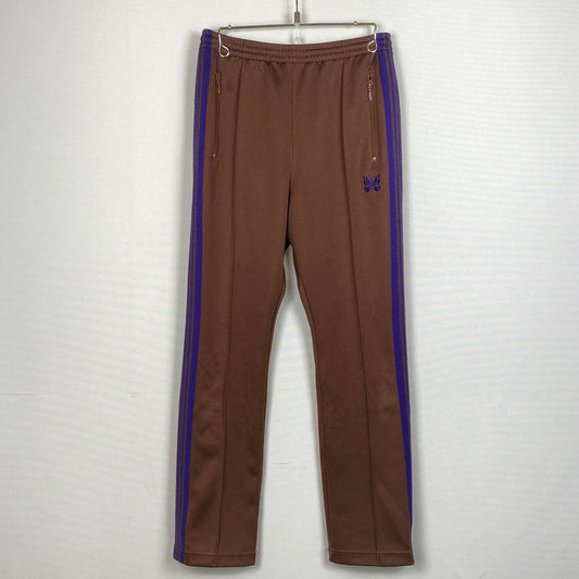 【中古品】【メンズ】 NEEDLES ニードルス 19AW NARROW TRACK PANT-POLY SMOOTH FK194 2019年秋冬 ナロー トラック パンツ ポリスムース ボトムス 151-260803-sa-24-tei サイズ：XS カラー：ブラウン 万代Net店