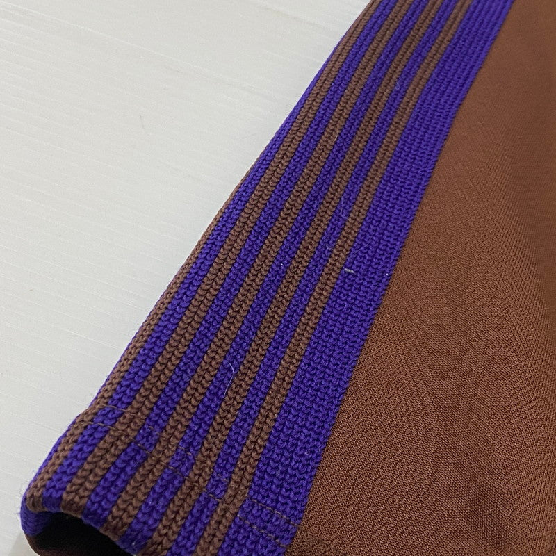 【中古品】【メンズ】 NEEDLES ニードルス 19AW NARROW TRACK PANT-POLY SMOOTH FK194 2019年秋冬 ナロー トラック パンツ ポリスムース ボトムス 151-260803-sa-24-tei サイズ：XS カラー：ブラウン 万代Net店