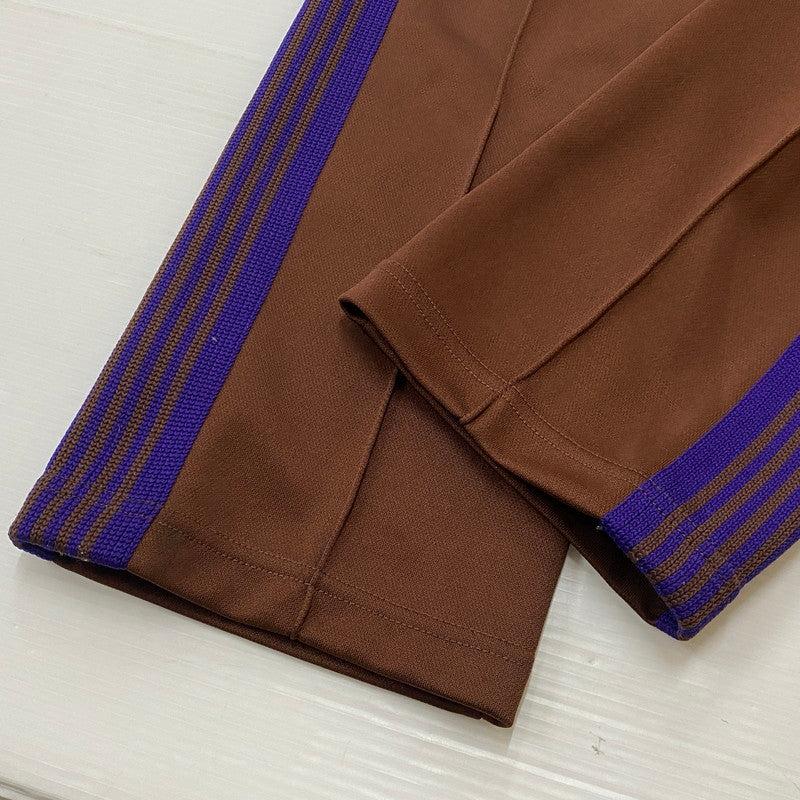 【中古品】【メンズ】 NEEDLES ニードルス 19AW NARROW TRACK PANT-POLY SMOOTH FK194 2019年秋冬 ナロー トラック パンツ ポリスムース ボトムス 151-260803-sa-24-tei サイズ：XS カラー：ブラウン 万代Net店