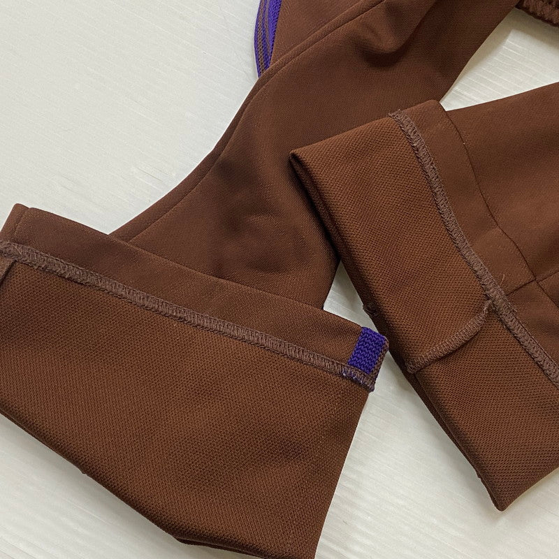 【中古品】【メンズ】 NEEDLES ニードルス 19AW NARROW TRACK PANT-POLY SMOOTH FK194 2019年秋冬 ナロー トラック パンツ ポリスムース ボトムス 151-260803-sa-24-tei サイズ：XS カラー：ブラウン 万代Net店