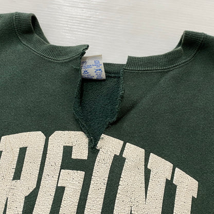 【現状渡し品】【メンズ】 CHAMPION チャンピオン 90's REVERSE WEAVE SWEAT "VIRGINIA" リバース ウェーブ スウェット バージニア 長袖 トップス トレーナー 145-260803-sa-13-tei サイズ：XL カラー：グリーン 万代Net店