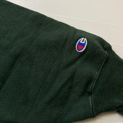 【現状渡し品】【メンズ】 CHAMPION チャンピオン 90's REVERSE WEAVE SWEAT "VIRGINIA" リバース ウェーブ スウェット バージニア 長袖 トップス トレーナー 145-260803-sa-13-tei サイズ：XL カラー：グリーン 万代Net店