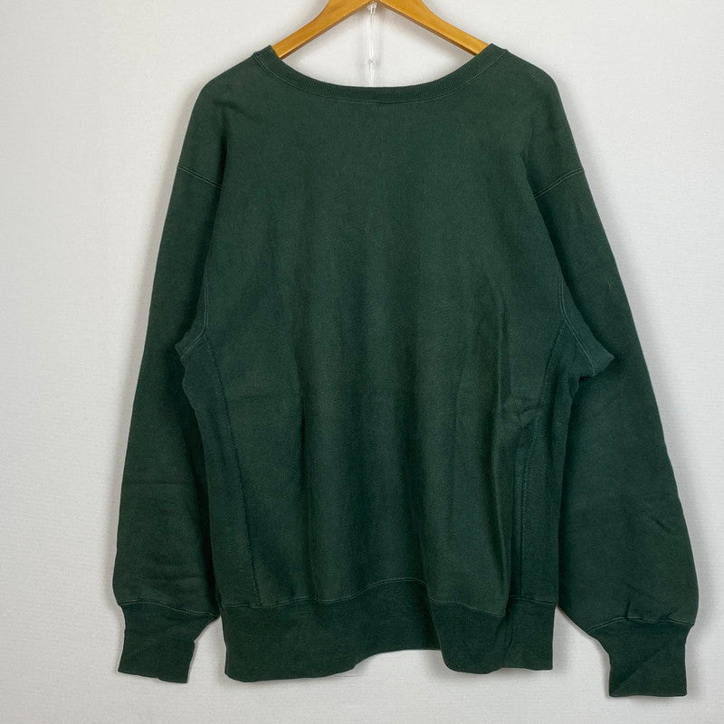 【現状渡し品】【メンズ】 CHAMPION チャンピオン 90's REVERSE WEAVE SWEAT "VIRGINIA" リバース ウェーブ スウェット バージニア 長袖 トップス トレーナー 145-260803-sa-13-tei サイズ：XL カラー：グリーン 万代Net店