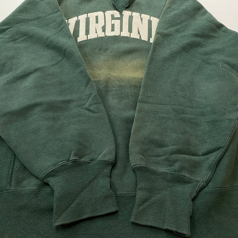 【現状渡し品】【メンズ】 CHAMPION チャンピオン 90's REVERSE WEAVE SWEAT "VIRGINIA" リバース ウェーブ スウェット バージニア 長袖 トップス トレーナー 145-260803-sa-13-tei サイズ：XL カラー：グリーン 万代Net店