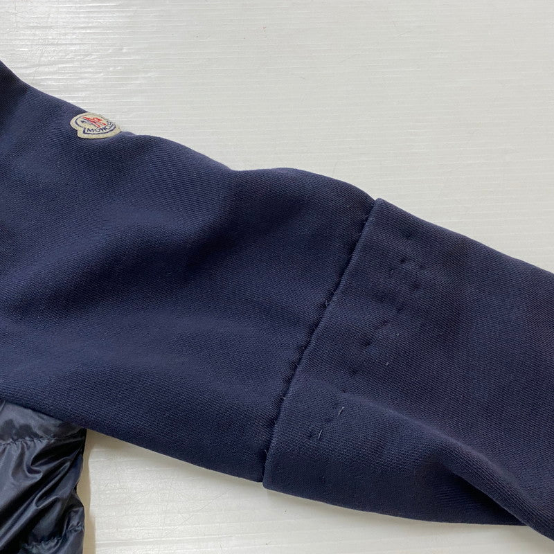 【中古品】【メンズ】 MONCLER モンクレール MAGLIA CARDIGAN B10918400900 マグリア カーディガン アウター 141-260803-sa-08-tei サイズ：XXL カラー：ネイビー 万代Net店