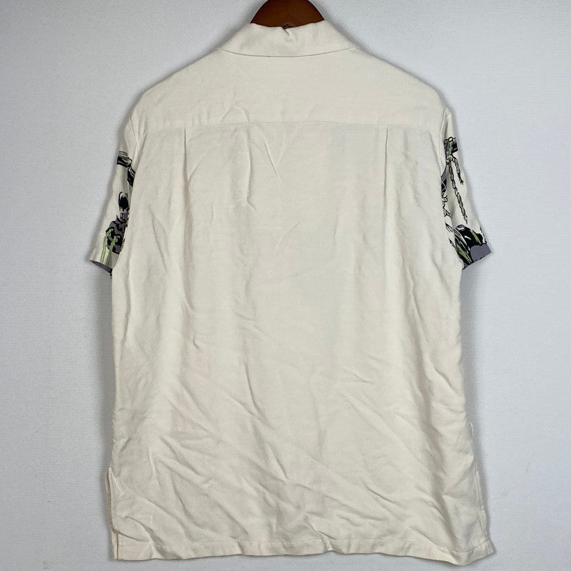 【中古品】【メンズ】 STAR OF HOLLYWOOD スター オブ ハリウッド PULLOVER S/S SHIRT プルオーバー ショート スリーブ シャツ 半袖 トップス 145-260803-sa-03-tei サイズ：M カラー：ホワイト 万代Net店