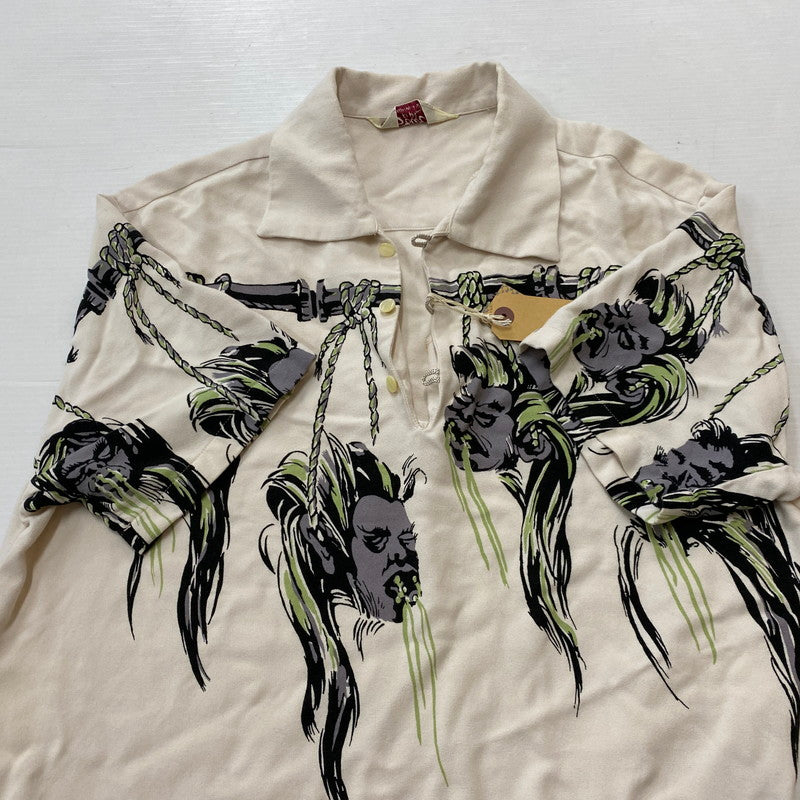 【中古品】【メンズ】 STAR OF HOLLYWOOD スター オブ ハリウッド PULLOVER S/S SHIRT プルオーバー ショート スリーブ シャツ 半袖 トップス 145-260803-sa-03-tei サイズ：M カラー：ホワイト 万代Net店