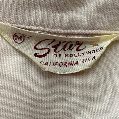 【中古品】【メンズ】 STAR OF HOLLYWOOD スター オブ ハリウッド PULLOVER S/S SHIRT プルオーバー ショート スリーブ シャツ 半袖 トップス 145-260803-sa-03-tei サイズ：M カラー：ホワイト 万代Net店