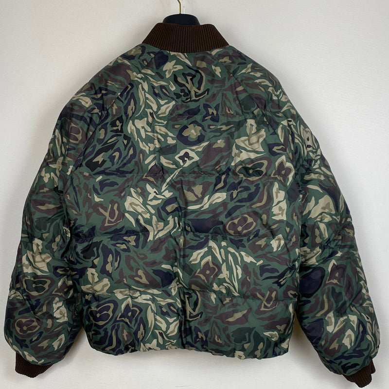 【中古品】【メンズ】 LOUIS VUITTON ルイ ビトン × NIGO REVERSIBLE ニゴー 別注コラボ リバーシブル PUFFER JACKET パファー ジャケット アウター 179-260803-sa-10-tei サイズ：46 カラー：グレー×カモ 万代Net店