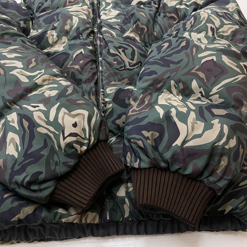 【中古品】【メンズ】 LOUIS VUITTON ルイ ビトン × NIGO REVERSIBLE ニゴー 別注コラボ リバーシブル PUFFER JACKET パファー ジャケット アウター 179-260803-sa-10-tei サイズ：46 カラー：グレー×カモ 万代Net店