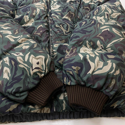 【中古品】【メンズ】 LOUIS VUITTON ルイ ビトン × NIGO REVERSIBLE ニゴー 別注コラボ リバーシブル PUFFER JACKET パファー ジャケット アウター 179-260803-sa-10-tei サイズ：46 カラー：グレー×カモ 万代Net店