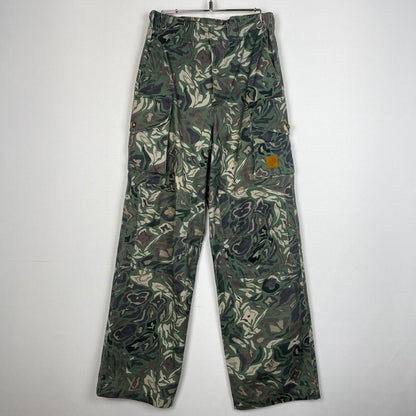 【中古品】【メンズ】 LOUIS VUITTON ルイ ヴィトン × NIGO ニゴー 別注コラボ MULTI POCKET CARGO PANTS マルチ ポケット カーゴ パンツ ボトムス 179-260804-sa-04-tei サイズ：44 カラー：カモ柄 万代Net店