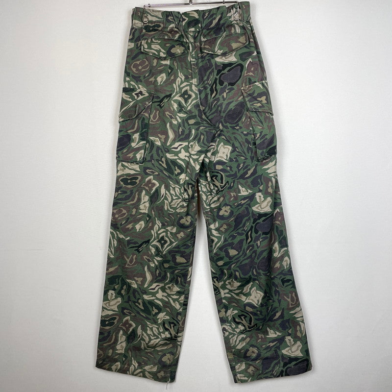 【中古品】【メンズ】 LOUIS VUITTON ルイ ヴィトン × NIGO ニゴー 別注コラボ MULTI POCKET CARGO PANTS マルチ ポケット カーゴ パンツ ボトムス 179-260804-sa-04-tei サイズ：44 カラー：カモ柄 万代Net店