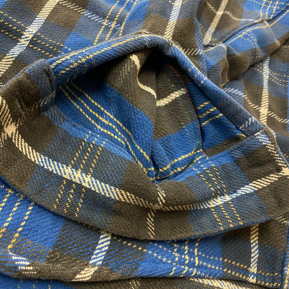 【中古品】【メンズ】 BIG MAC ビック マック 60's VINTAGE HEAVY FLANNEL L/S SHIRT 60年代 ヴィンテージ ヘビー フランネル ロングスリーブ シャツ 長袖 トップス 145-260803-sa-04-tei サイズ：XL カラー：ブルー 万代Net店