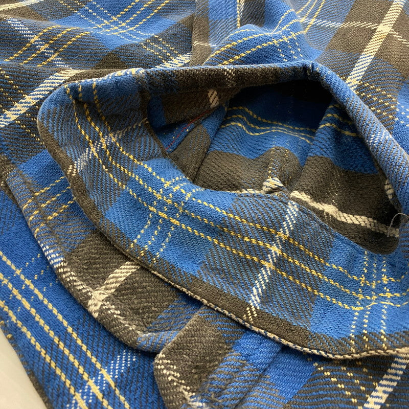 【中古品】【メンズ】 BIG MAC ビック マック 60's VINTAGE HEAVY FLANNEL L/S SHIRT 60年代 ヴィンテージ ヘビー フランネル ロングスリーブ シャツ 長袖 トップス 145-260803-sa-04-tei サイズ：XL カラー：ブルー 万代Net店