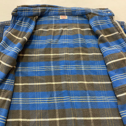 【中古品】【メンズ】 BIG MAC ビック マック 60's VINTAGE HEAVY FLANNEL L/S SHIRT 60年代 ヴィンテージ ヘビー フランネル ロングスリーブ シャツ 長袖 トップス 145-260803-sa-04-tei サイズ：XL カラー：ブルー 万代Net店