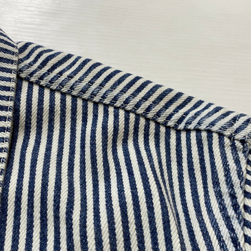 【中古品】【メンズ】 LEVI'S リーバイス ×NIGO HICKORY STRIPE ニゴー ヒッコリー ストライプ TRUCKER JACKET PC9-A5904-0000 557XX トラッカー ジャケット アウター 145-260803-sa-05-tei サイズ：44 カラー：ネイビー 万代Net店