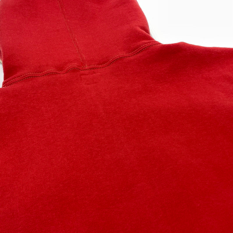【中古品】【メンズ】 CUSHMAN クッシュマン HALF ZIP HOODIE ハーフ ジップ フーディー 長袖 トップス プルオーバーパーカー 145-260808-sa-07-tei サイズ：L カラー：レッド 万代Net店