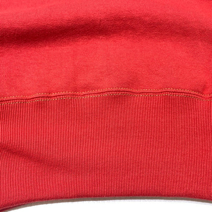 【中古品】【メンズ】 CUSHMAN クッシュマン HALF ZIP HOODIE ハーフ ジップ フーディー 長袖 トップス プルオーバーパーカー 145-260808-sa-07-tei サイズ：L カラー：レッド 万代Net店