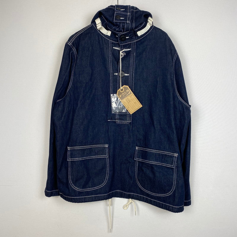 【中古品】【メンズ】 WAIPER ワイパー GUNNERS PARKA WP82 ガンナーズ パーカー アウター 145-260803-sa-07-tei サイズ：L カラー：インディゴ 万代Net店