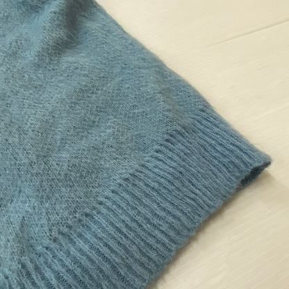【中古品】【メンズ】 SEARS SPORTSWEAR シアーズ スポーツウェア 60~70’s VINTAGE MOHAIR CARDIGAN 60～70年代 ヴィンテージ モヘア カーディガン 長袖 トップス 145-251130-aa-02-tei サイズ：S カラー：ブルー 万代Net店