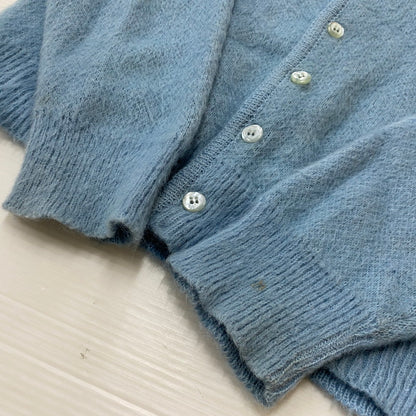 【中古品】【メンズ】 SEARS SPORTSWEAR シアーズ スポーツウェア 60~70’s VINTAGE MOHAIR CARDIGAN 60～70年代 ヴィンテージ モヘア カーディガン 長袖 トップス 145-251130-aa-02-tei サイズ：S カラー：ブルー 万代Net店