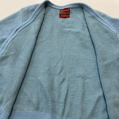 【中古品】【メンズ】 SEARS SPORTSWEAR シアーズ スポーツウェア 60~70’s VINTAGE MOHAIR CARDIGAN 60～70年代 ヴィンテージ モヘア カーディガン 長袖 トップス 145-251130-aa-02-tei サイズ：S カラー：ブルー 万代Net店