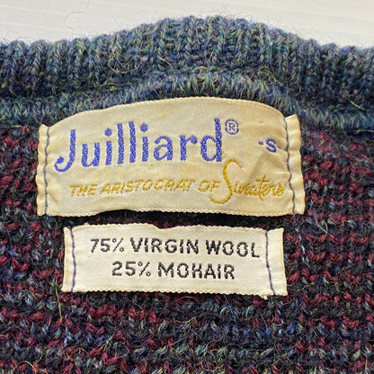 【中古品】【メンズ】 JUILLIARD ジュリアード 60~70's VINTAGE MOHAIR V NECK SWEATER 60～70年代 ヴィンテージ モヘア ブイ ネック セーター 長袖 トップス 145-251130-aa-01-tei サイズ：S カラー：アーガイル柄 万代Net店