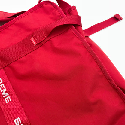 【中古品】【メンズ】 SUPREME シュプリーム 22FW LARGE HAUL TOTE "RED" ラージホールトートバッグ カバン ボストンバッグ 149-260804-yo-07-tei カラー：レッド 万代Net店