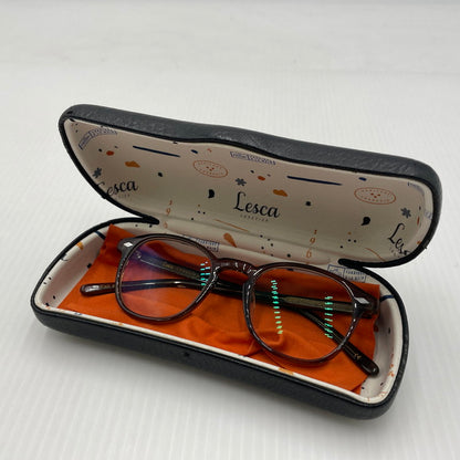 【中古品】【メンズ】 LESCA LUNETIER レスカ ルネティエ 711 度入り メガネ アイウェア 203-260804-yo-02-tei カラー：グレー 万代Net店