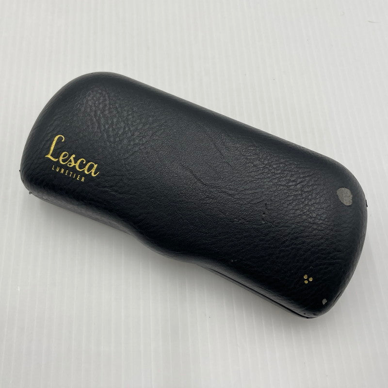 【中古品】【メンズ】 LESCA LUNETIER レスカ ルネティエ 711 度入り メガネ アイウェア 203-260804-yo-02-tei カラー：グレー 万代Net店