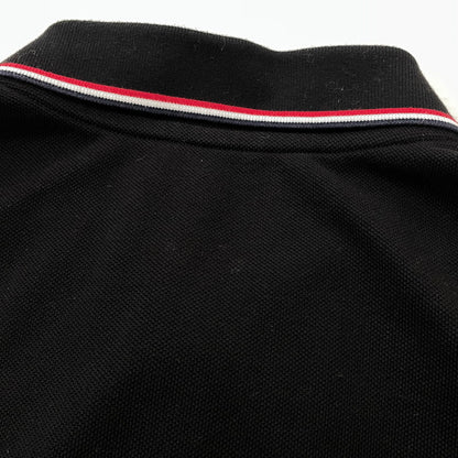 【中古品】【メンズ】 MONCLER モンクレール MAGLIA POLO MANICA L0918A70300 84556 マーリア ポロ マニカカミーチャ 半袖 トップス シャツ 141-260804-sa-05-tei サイズ：M カラー：ブラック 万代Net店
