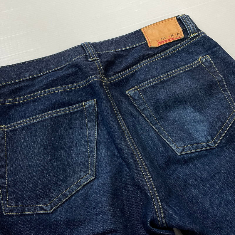 【中古品】【メンズ】 RESOLUTE リゾルト DENIM PANTS LOT.714 デニム パンツ ボトムス 大戦モデル ジーンズ 156-260804-sa-03-tei サイズ：36 カラー：インディゴ 万代Net店