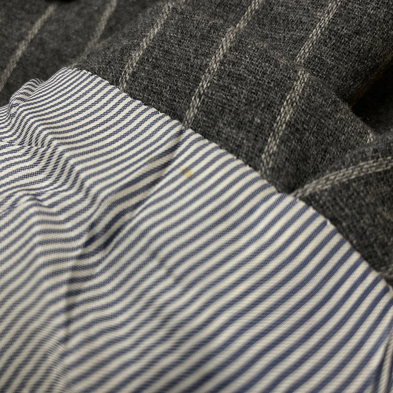 【中古品】【メンズ】 UNITED ARROWS ユナイテッド アローズ STRIPE WOOL SUIT SET UP ストライプ ウール スート セット アップ 147-260804-sa-06-tei サイズ：48 カラー：グレー 万代Net店