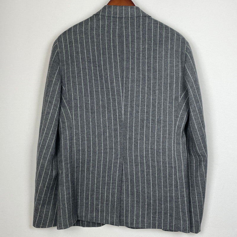 【中古品】【メンズ】 UNITED ARROWS ユナイテッド アローズ STRIPE WOOL SUIT SET UP ストライプ ウール スート セット アップ 147-260804-sa-06-tei サイズ：48 カラー：グレー 万代Net店