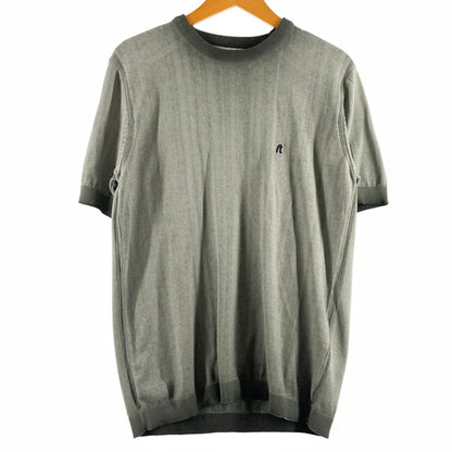 【中古品】【メンズ】 REPLAY リプレイ OMBRE SOFTCOTTON S/S KNIT UK4718.000.G20785A オンブレ ソフトコットン ショートスリーブ ニット 半袖 トップス 141-260805-sa-02-tei サイズ：S カラー：オリーブ 万代Net店