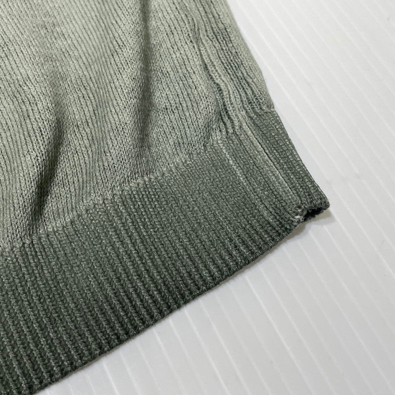 【中古品】【メンズ】 REPLAY リプレイ OMBRE SOFTCOTTON S/S KNIT UK4718.000.G20785A オンブレ ソフトコットン ショートスリーブ ニット 半袖 トップス 141-260805-sa-02-tei サイズ：S カラー：オリーブ 万代Net店