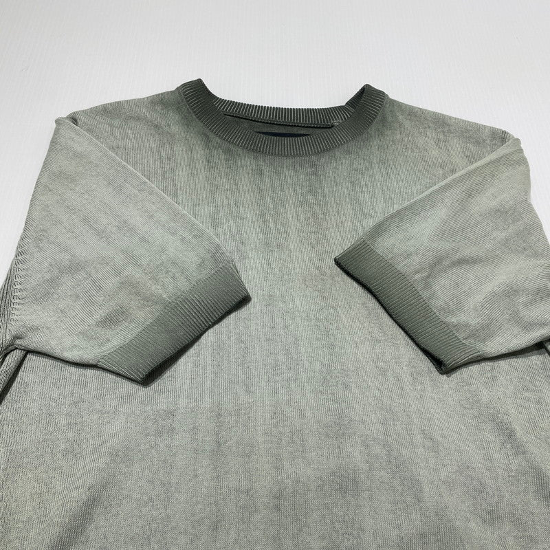 【中古品】【メンズ】 REPLAY リプレイ OMBRE SOFTCOTTON S/S KNIT UK4718.000.G20785A オンブレ ソフトコットン ショートスリーブ ニット 半袖 トップス 141-260805-sa-02-tei サイズ：S カラー：オリーブ 万代Net店