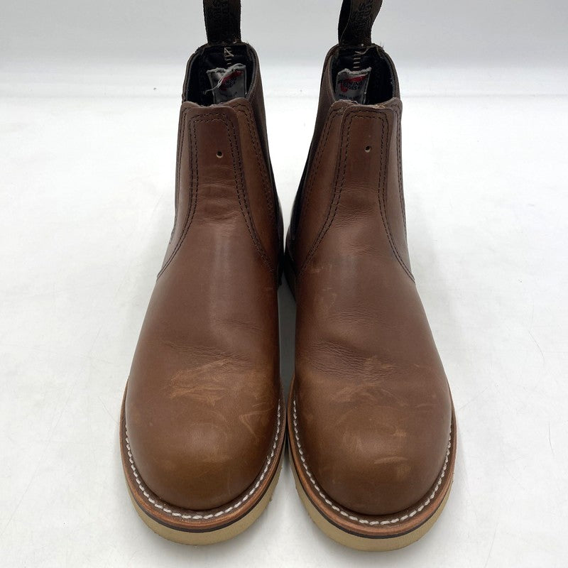 【中古品】【メンズ】 REDWING レッドウィング CLASSIC CHELSEA 3190 クラシック チェルシー 靴 ブーツ 164-260811-yo-14-tei サイズ：7D カラー：ブラウン 万代Net店