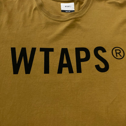 【中古品】【メンズ】 WTAPS ダブルタップス WTVUA TEE ダブリュー ティー ヴィー ユーエー Tシャツ 半袖 トップス 142-260821-sa -09-tei サイズ：03 カラー：キャメル 万代Net店