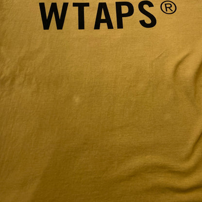 【中古品】【メンズ】 WTAPS ダブルタップス WTVUA TEE ダブリュー ティー ヴィー ユーエー Tシャツ 半袖 トップス 142-260821-sa -09-tei サイズ：03 カラー：キャメル 万代Net店